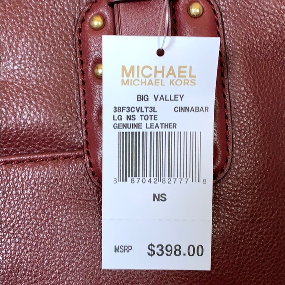 Michael Kors Burgundy Handbag NWT - Picture 7 of 16
